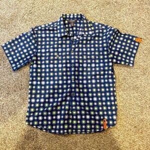 Cloudveil Jackson Hole short sleeve button down. Retro. Fishing hiking. Office
